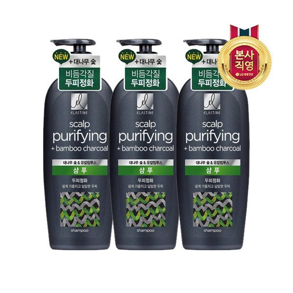 Elastin [LG Household &amp; Health Care] Elastin Bamboo Charcoal Scalp