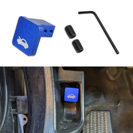 Hood Release Latch Handle Repair Kit, Hood Release Handle, Aluminum Alloy Heavy Duty Car Front Cover Puller Cable Repair Kit for Honda Civic 1996-2011, CR-V 1997-2006, Element 2003-2011