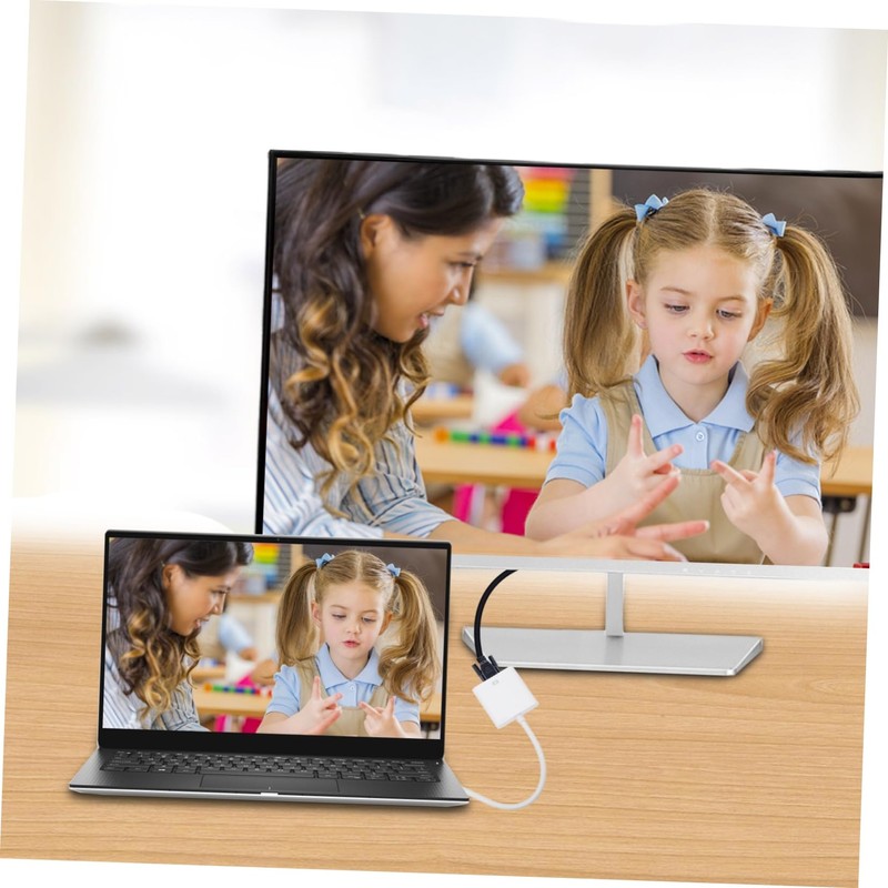 SEWACC Converter Cable High Definition Video Adapter for Projectors Monitors