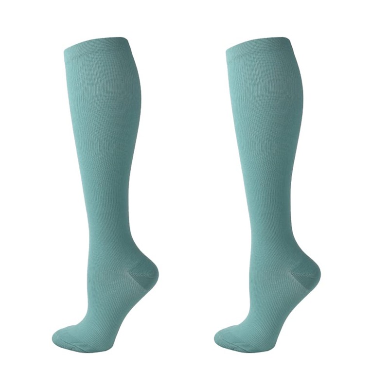 Cheeroyal (2 Pairs) Compression Socks for Men and Women Flight