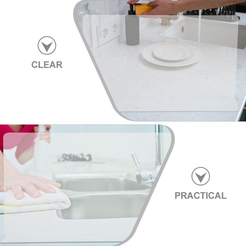 Zerodeko Bathtub Shower Splash Guards Pack of 2 Plastic Bathtub