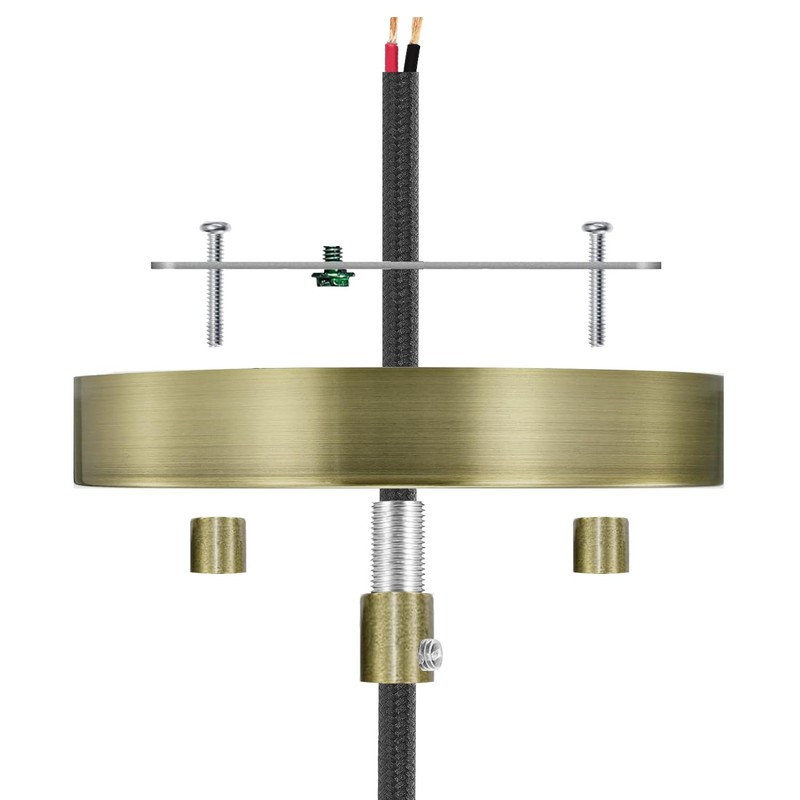 MAYOMAJO 6 Inches Light Canopy Kit with Heavy Duty Replacement