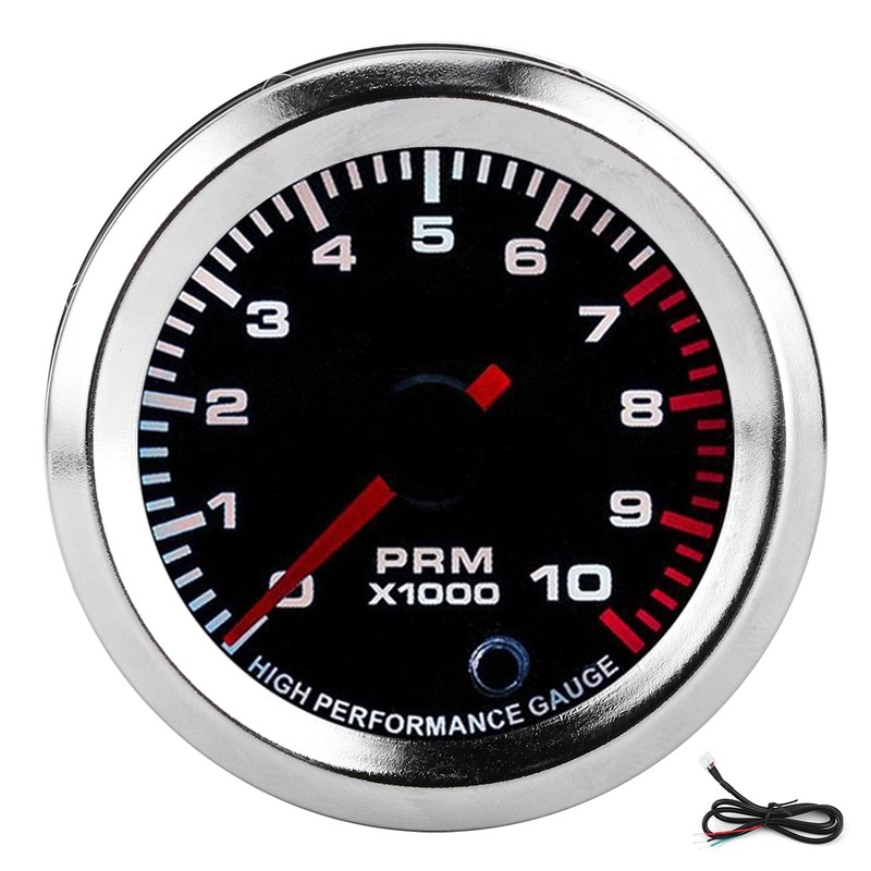 Aramox Car 2" 52mm Tacho Gauge Meter Tachometer RPM Pointer