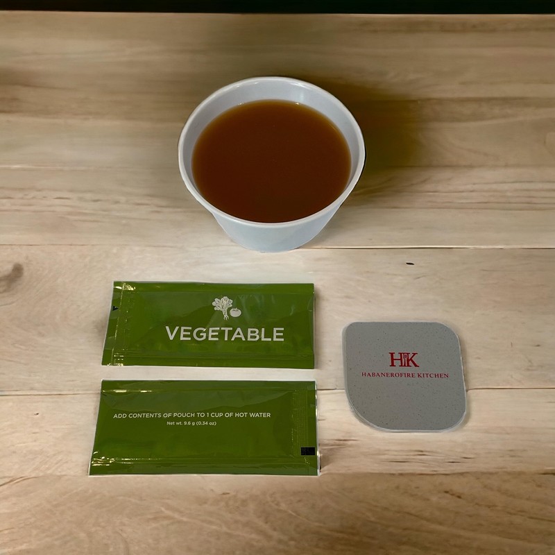 Reduced Sodium Vegetable Broth Concentrate - 20 Stick Pack (9.6g