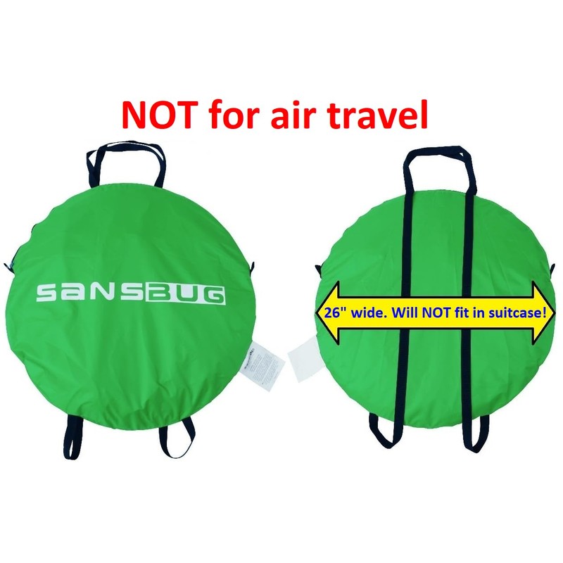 SANSBUG Full Mesh Pop up Screen Tent (Poly Floor)