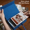 Hiwhy Photo Storage Box 4x6, Linen Photo Box, Memory Box