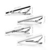 Wynameleri 4 Pcs Tie Clips for Men, Business Shirt Tie