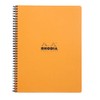 RHODIA 19310C - Spiral Notebook (Full Binding) Black or Orange