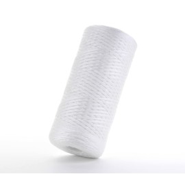 Hydronix SWC-45-1020 Universal Whole House Sediment String Wound Water Filter Cartridge 4.5" x 10" - 20 Micron
