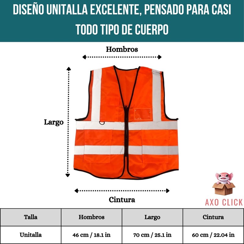 Chaleco Brigadista De Seguridad Industrial Con Reflejantes De Alta Visibilidad