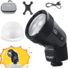 JINBEI H1 12W Round Head LED Camera Flash, HSS High
