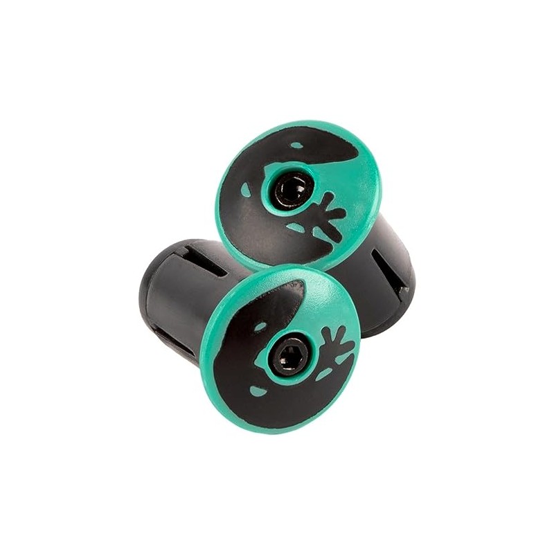 Lizard Skins Unisex Adult DSP Plugs Celeste-New22 Bar Tape, Bianchi