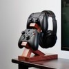 AIXXCUVQ Solid Wood Third Floor Headphone Hanger Smartphone Organizer Game
