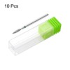 HARFINGTON 10pcs 100-120 Grits Diamond Grinding Bit 2.5mm Oval Head