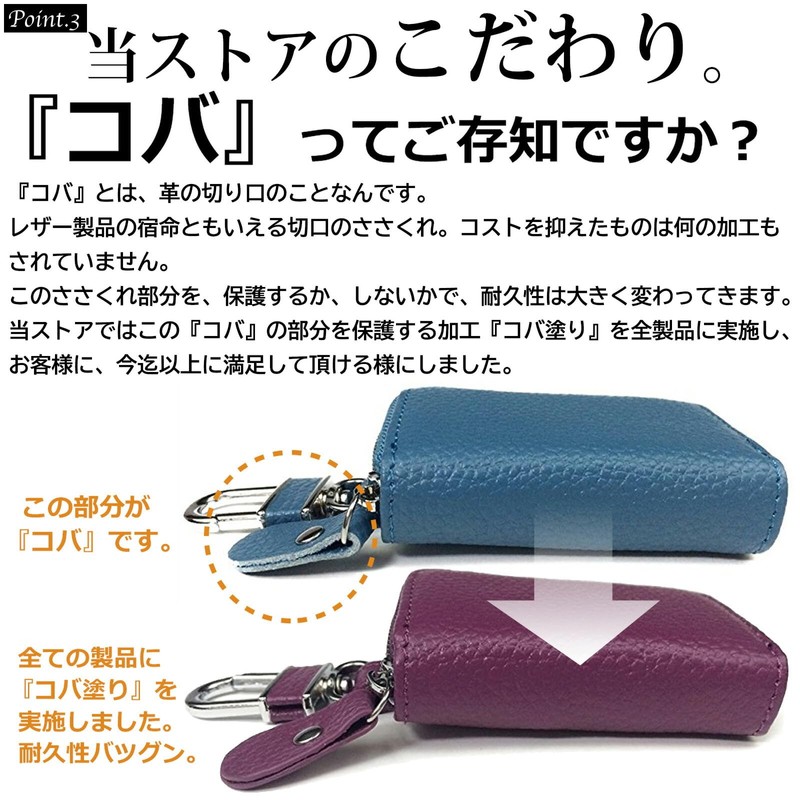Negesu Smart Key Case with Window and Anti-Shift Cushion, Key