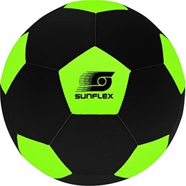 Sunflex Neoprene Accessories Football Green | Beach Football for Barefoot Playing | Soft and Robust for Beach, Meadow and Water | For All Age Groups