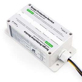 FHSPD140 Whole House Surge Protector FS140 Whole House Surge Protection Device Rated for 140,000 Amps, Whole Home Surge Protector, Indoor/Outdoor Use, 120/240V