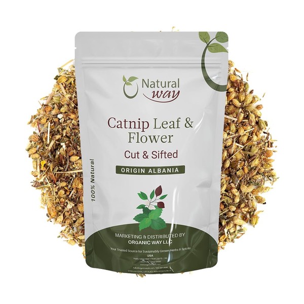 Natural Way Catnip Leaf and Flower Cut & Sifted (Nepeta