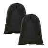 CKXVOD Storage Bags, Black-2P