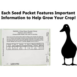 Assorted Heirloom Non-GMO Vegetable Seeds, Bountiful Garden Set (100)