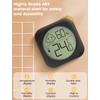Compact Hygrometer Thermometer Indoor Digital Mini Ambient Room Temperature Monitor