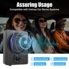 Kathring Slim Under-Seat Subwoofer, 600w Powered Car Truck Sub with