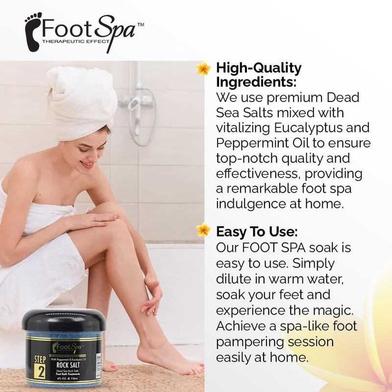 FOOTSPA - Regular Rock Salt for Bath - Relaxing and