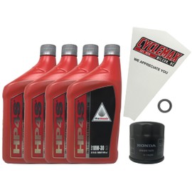 Cyclemax Full Synthetic Oil Change Kit compatible with 2003-2023 Honda CBR 600 RR