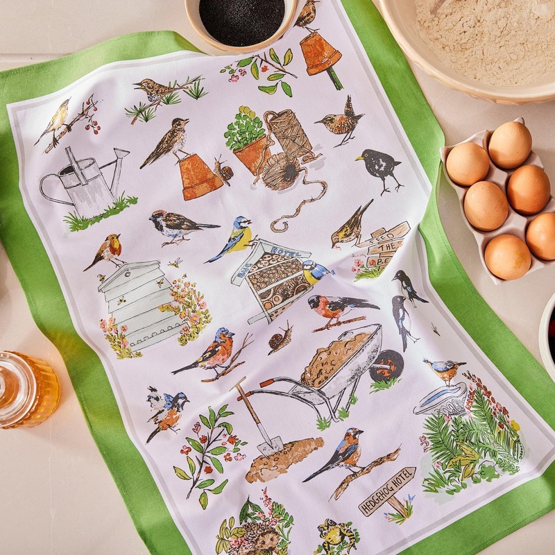 Ulster Weavers - Garden Birds - Tea Towel - Cotton