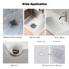 BOYYOEE 100pcs Disposable Drain Hair Catcher Shower Drain Cover Hair