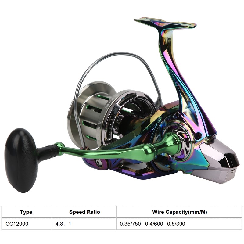 18+1BB 4.8:1 Speed Ratio Fishing Spinning Wheel Left Right Interchangeable