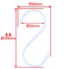 Takagi Color S Hook, Small, White, 4-Pack, 4.06 in (103