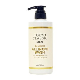 TOKYO CLASSIC ALL IN ONE WASH Body Soap, Elegant and Gentle Fruity Wood Scent, 17.3 fl oz (490 ml)