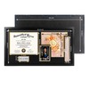 GraduationMall Graduation Shadow Box Frame for 8.5x11 Diploma & 4x6