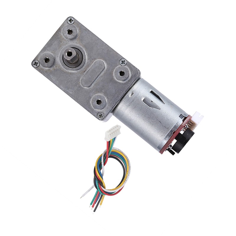 DC 12V Geared Motor High Torque Reduction Motor with Encoder