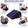 Inflatable Wedge Pillow for Travel & Rest – Portable Body