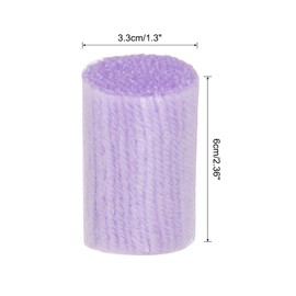 PATIKIL 10 Rolls Latch Hook Yarn, Latch Hook Kit Yarn Precut Hook Rugs Yarn Making Crochet Bundles for Latch Hook Rug Adults Beginners Tapestry DIY Craft, Light Purple
