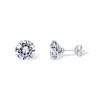 PAVOI 14K Real Gold Studs Moissanite Earrings for Women |