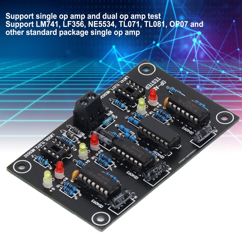 Operational Amplifier Single Dual OP AMP Tester Board Module TL071