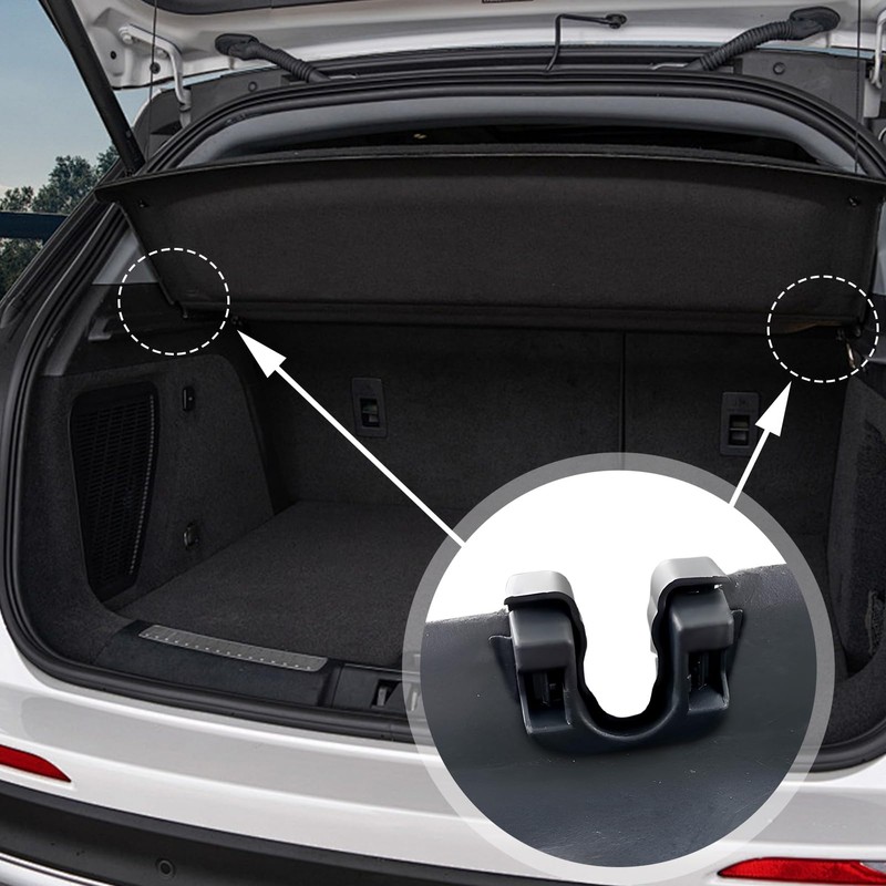 EuAcesry 2 Pairs 1539663 015532109E Parcel Shelf Clips Compatible with