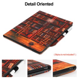 KuRoKo Book Folio Case Cover with Hand Strap and Pen Holder for Remarkable 2 10.3 Inch Digital Paper 2020 Released-Library