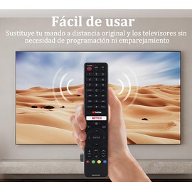 OSALOLO Control Remoto Compatible con Smart TV 4K Sharp Aquos GB326WJSA GB346WJS