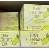TRADER JOE'S LEMON ELDERFLOWER SODA 4 - 8.4 FL OZ