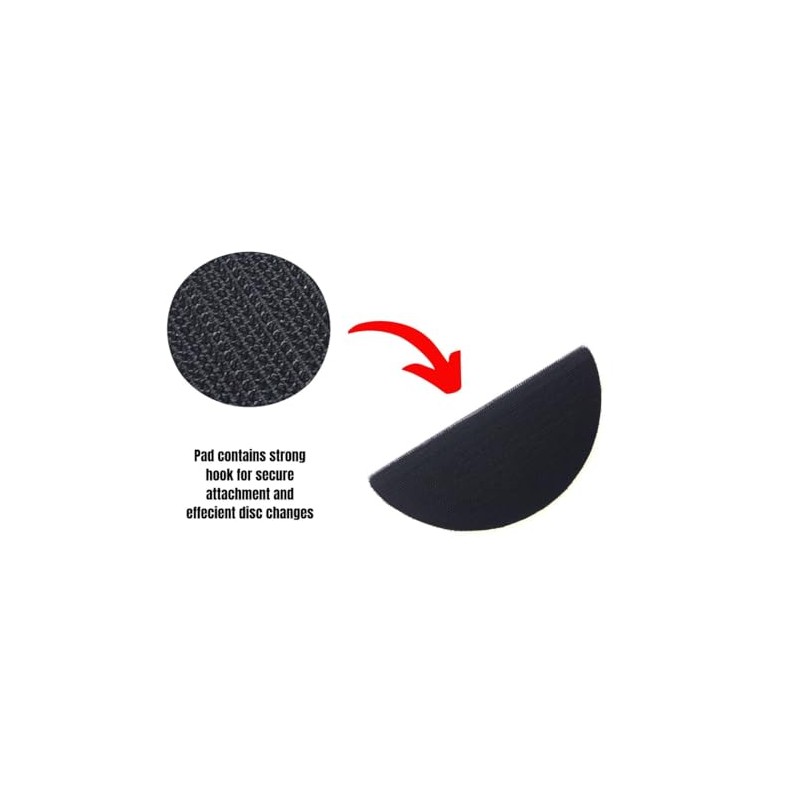 5 Pack - Half Round "Taco" Hand Sanding Block for