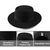 Classic Fedora Hats for Women - Unisex Wide Brim Retro
