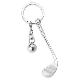 Golf Gifts Keychain for Men Women, Golf Club and Ball Keyrings Backpack Decorations, Fathers Day Birthday Gifts for Father Grandfather, Sports Golf Lovers Gifts for Papa Dad