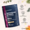 Potassium Supplement High Strength 1500mg with Vitamin C | Electrolyte