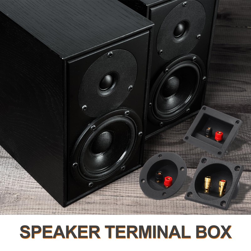 MECCANIXITY 2.68 Inch Speaker Box Terminal Cup, 2-Way Subwoofer Plug