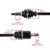 Caltric Front Left And Right Axles for John Deere Gator
