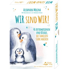 Wir sind wir! - 40 Affirmationen und Rituale, die Familien stark machen: Set mit Anleitung und 40 Karten